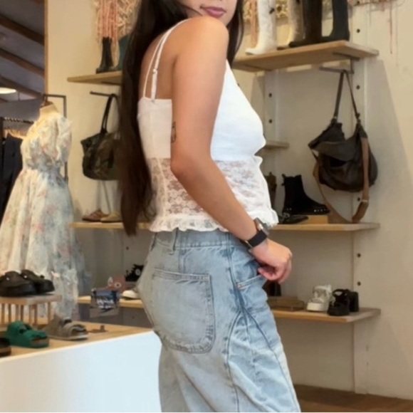 Brandy Melville Tops - Tianna Lace Tank Top